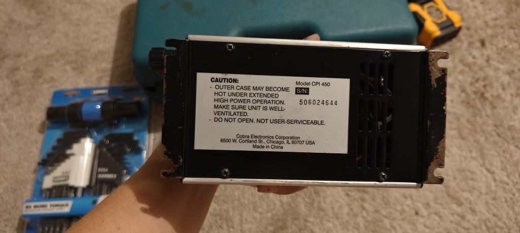Cobra CPI 450 DC to AC Power Inverter 400 Watt Continuous