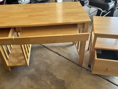 Computer Desk with Printer Stand