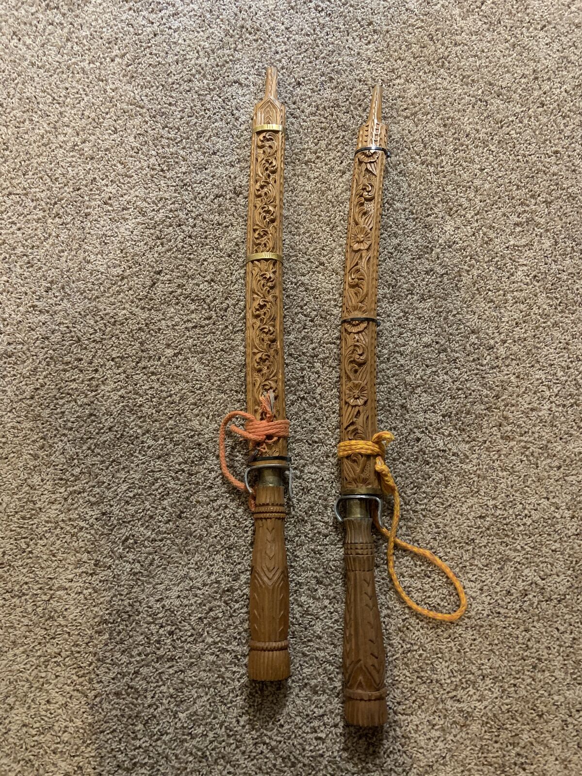 Vintage Burmese Dha Swords-Super Sharp
