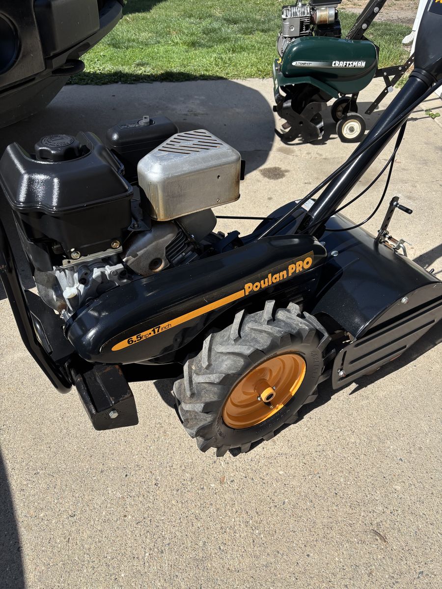 Poulan Pro Rear Tine Tiller