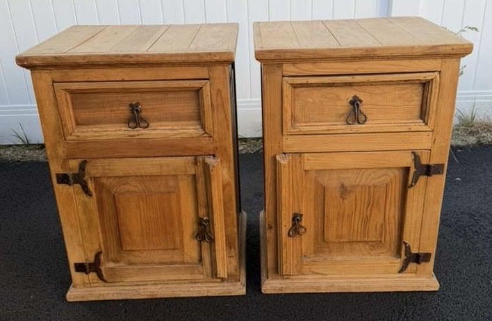 Nice wood nightstands
