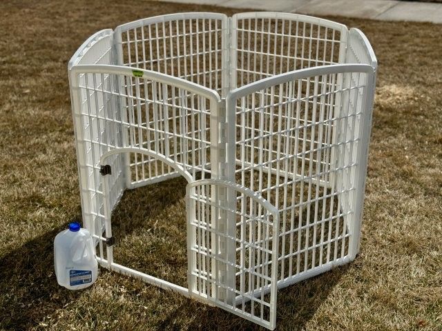 IRIS 6 Panel Pet Playpen with Door