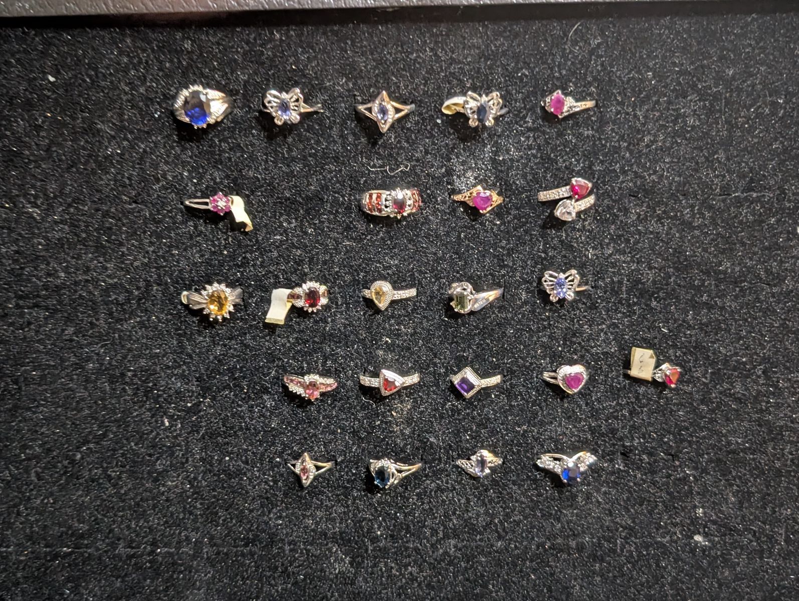 SOLID GOLD RINGS SOLD FOR CURRENT GOLD VALUE PLUS $TEN TO $25 EXTRA DEPENDING ON GEMS