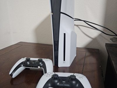 Sony PlayStation 5 Console (Disc Version) with 2 DualSense Controllers