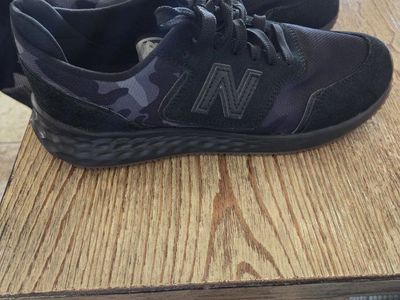 New Balance Fresh Foam X-70 Black Camo Sneakers - Men's Size 7 US