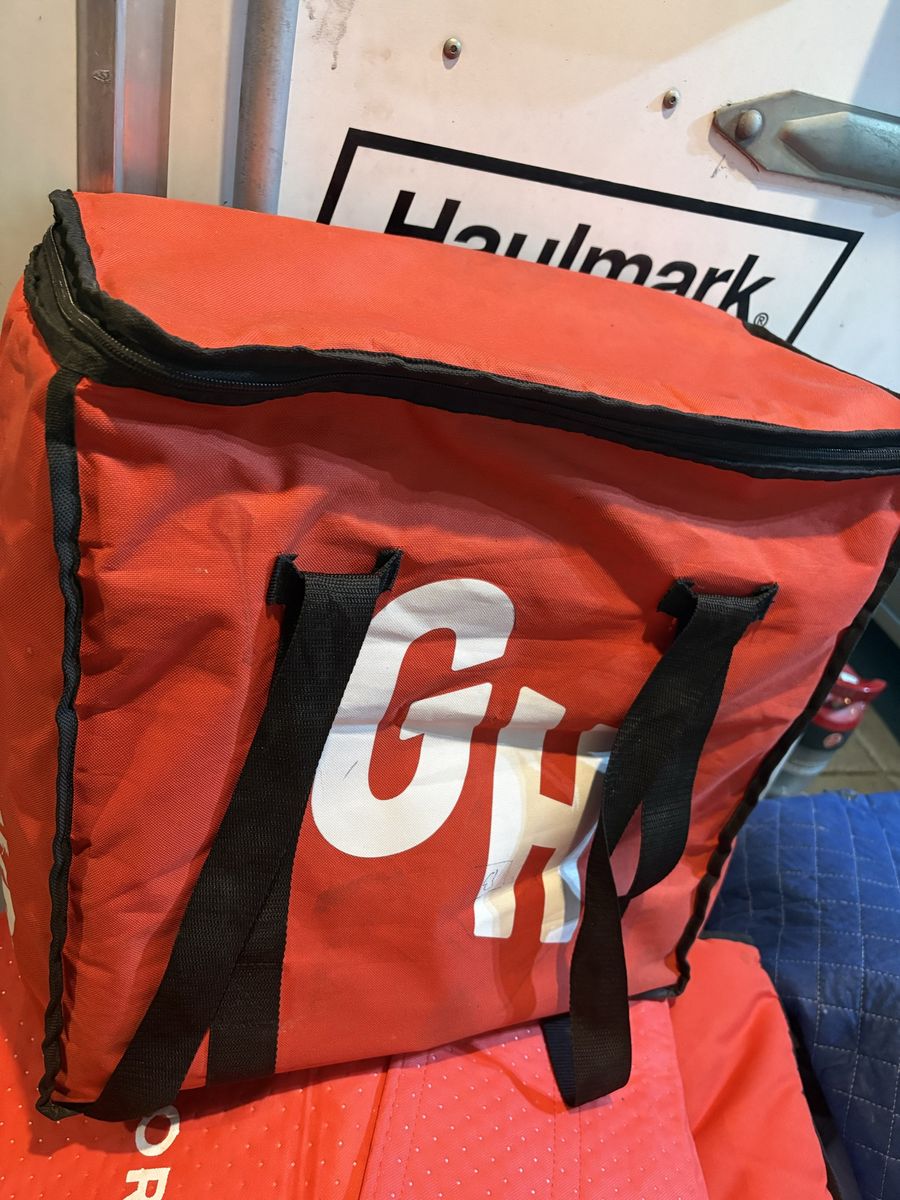 Grubhub Red Insulated Delivery Bag Food Carrier