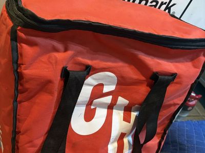 Grubhub Red Insulated Delivery Bag Food Carrier