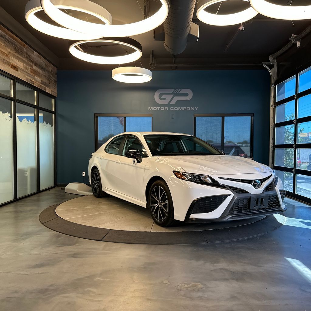 2024 Toyota Camry SE — rebuilt & branded title, 17% below market