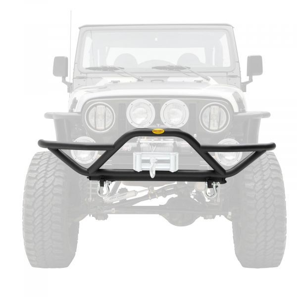 Smitty Bilt SRC Black Textured Front Bumper 1987-2006 Jeep Wrangler YJ  TJ LJ Smittybilt 76721