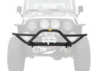 Smitty Bilt SRC Black Textured Front Bumper 1987-2006 Jeep Wrangler YJ TJ LJ Smittybilt 76721