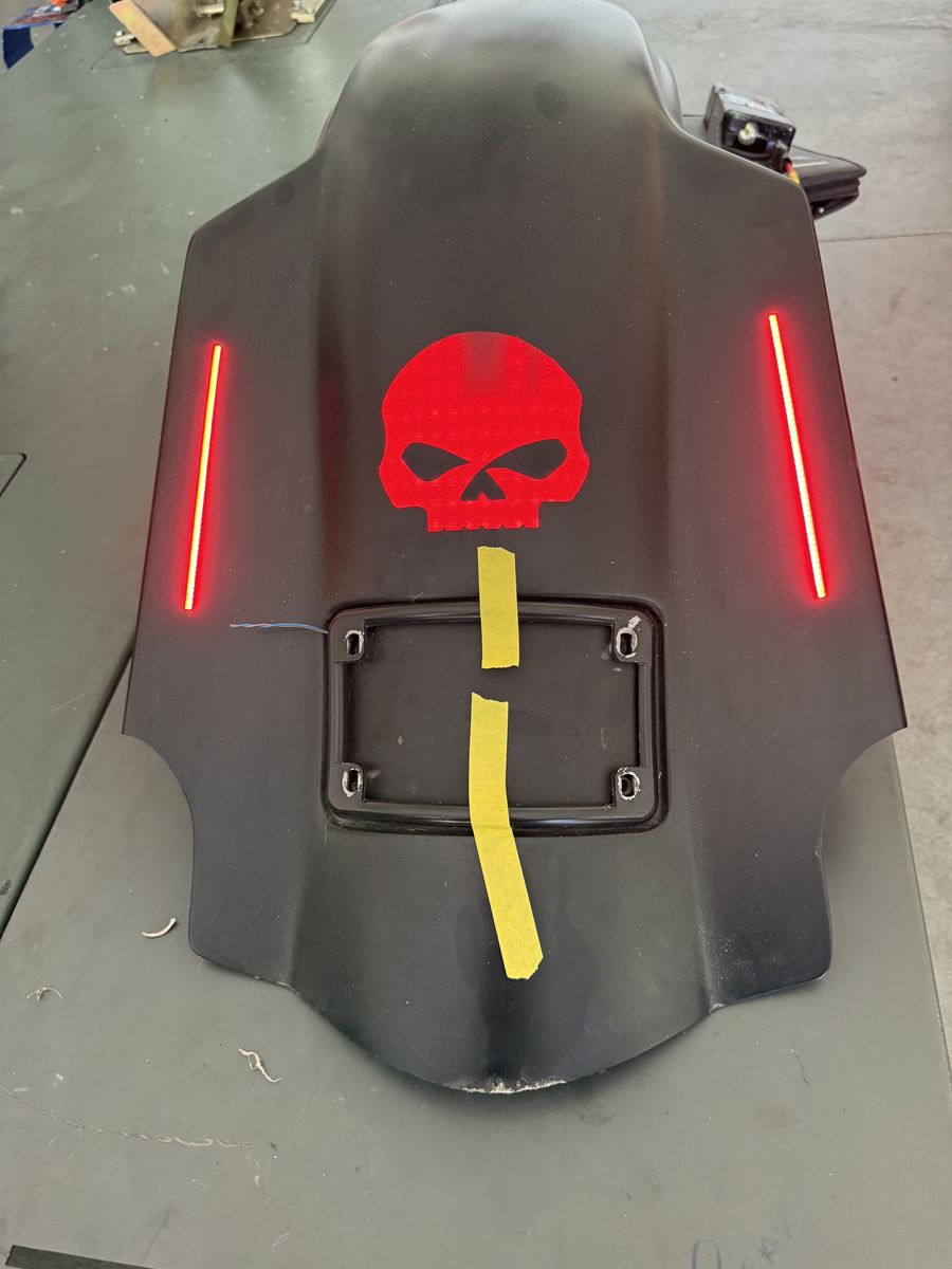 Harley Davidson Wide Rear Fender