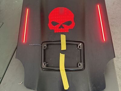Harley Davidson Wide Rear Fender