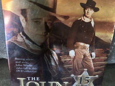 The John Wayne Collection 15 Movies DVD Set - Classic Westerns Tin Case, Deluxe Booklet