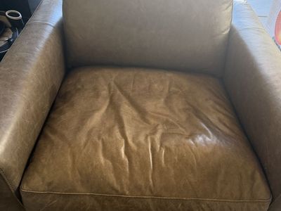 Leather Arm Chair X2