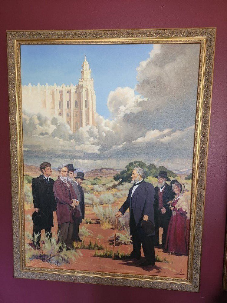 Brigham Young and the future St. George Temple