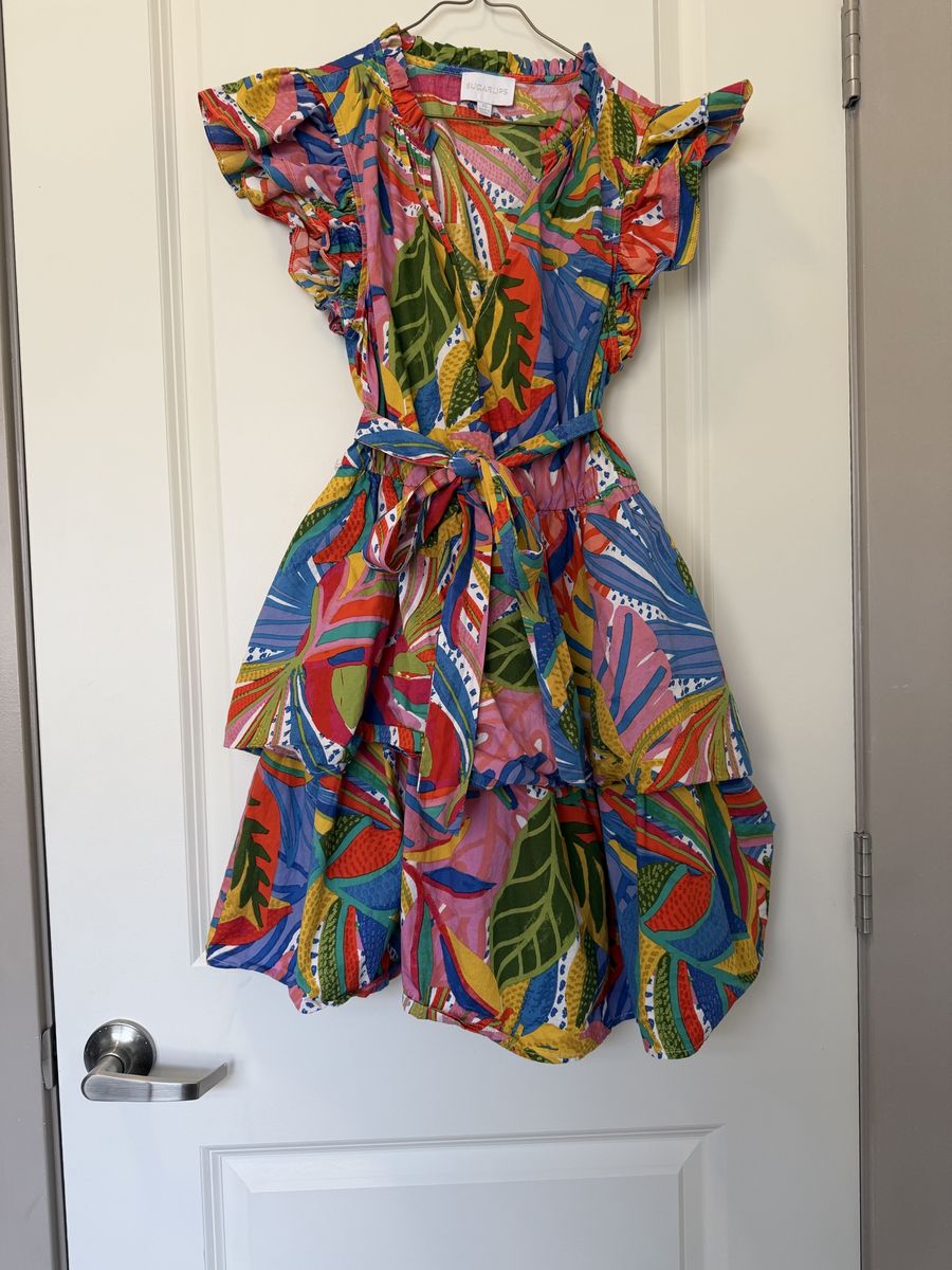 Multicolored Mini Dress