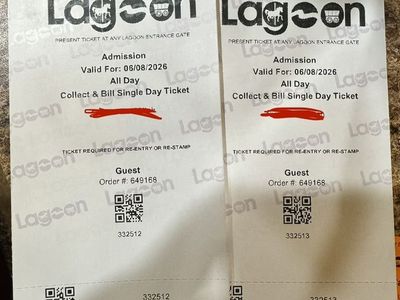 Lagoon Tickets With Meal