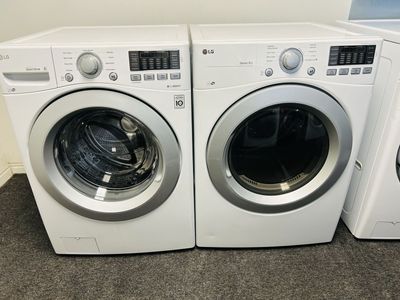 Lg stackable or side by side washer and dryer set