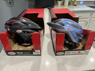 Bike helmets, New