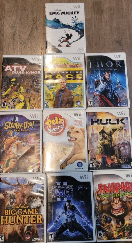 Wii Games $10 Each