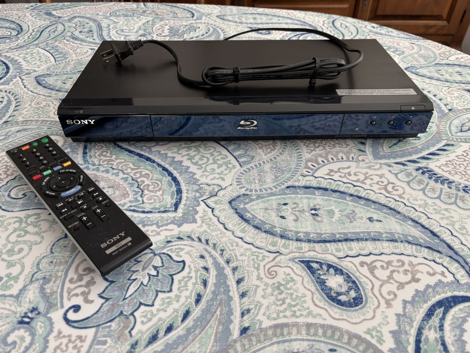 Sony DVD Player with remote