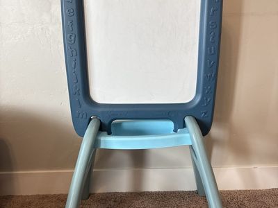 Step2 Easel Art Desk Double-Sided Chalkboard & Dry Erase Board for Kids