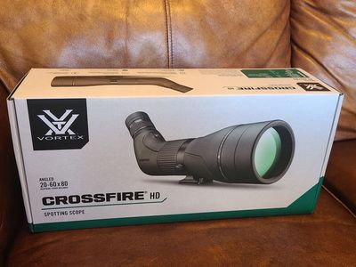 *NEW* Vortex Crossfire HD 20-60x80 Angled Spotting Scope w/FULL WARRANTY
