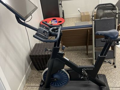 MYX Fitness Stationary Exercise Bike with Touchscreen Monitor