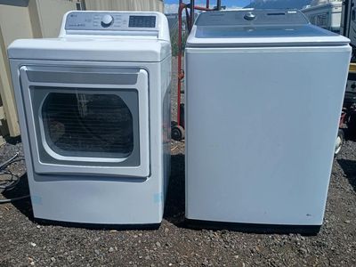 (A SET) washer and electric dryer