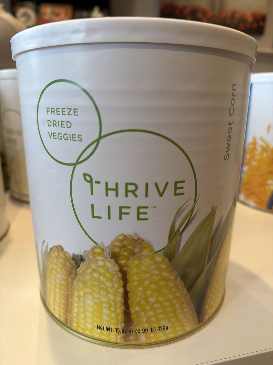 Freeze dried corn family can