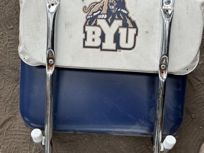 Vintage BYU Cougars Football Stadium Chair Seat Cushion
