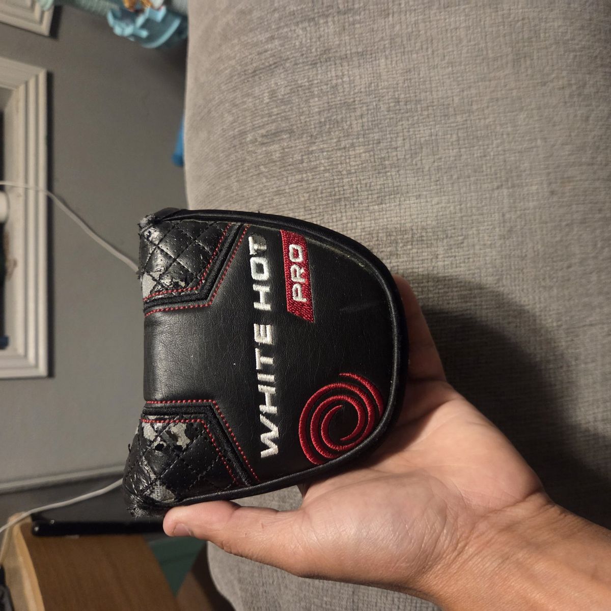odyssey white hot pro 2-ball broomstick putter