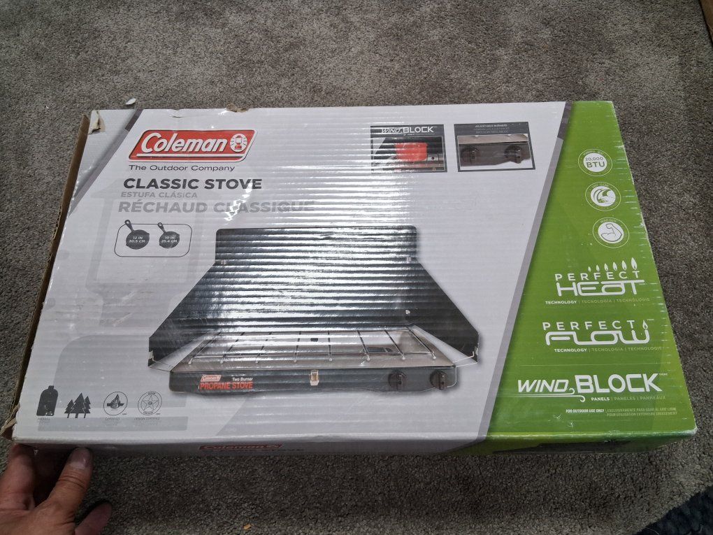 Colman Dual Burner Propane Stove New!
