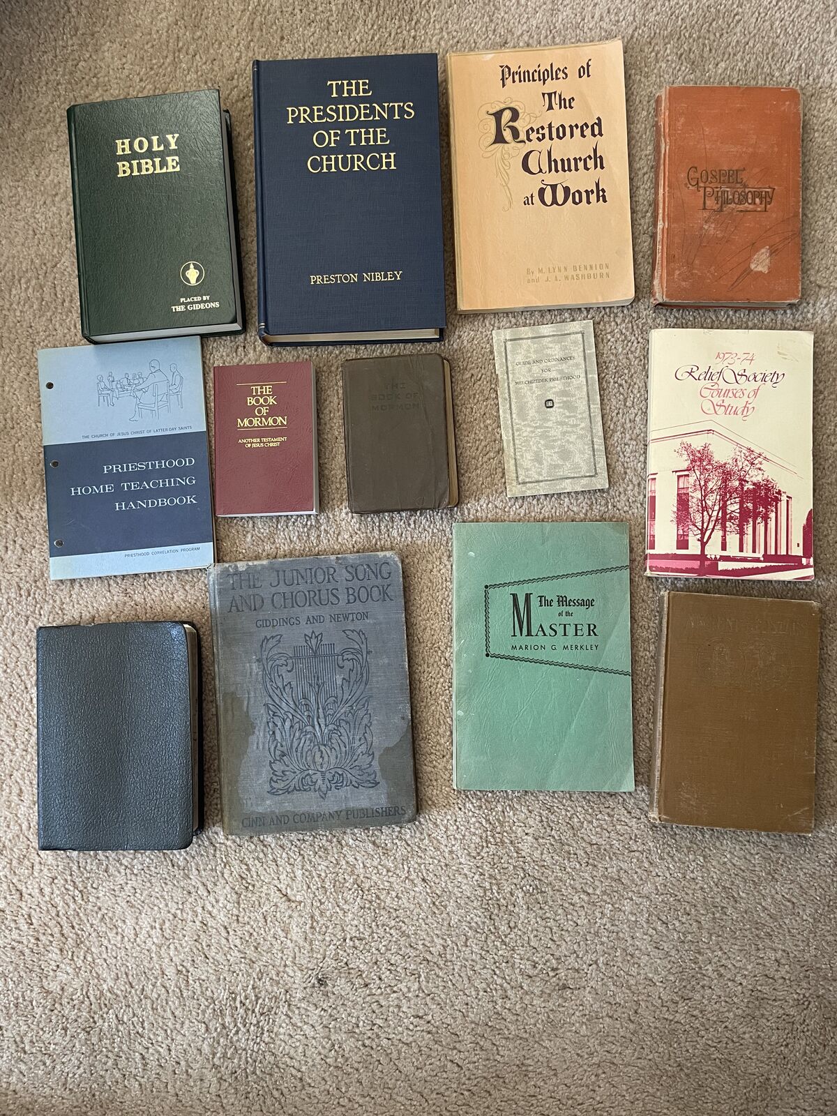 Old Latter Day Saints Church Books