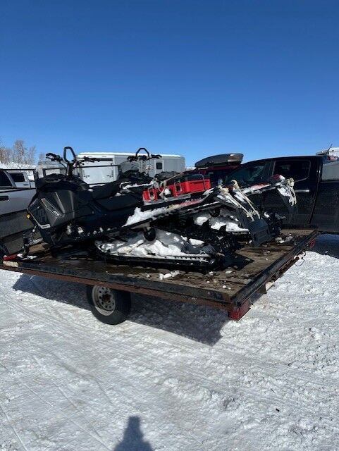 Make an Offer -snow is coming: Two snowmobiles and trailer for sale