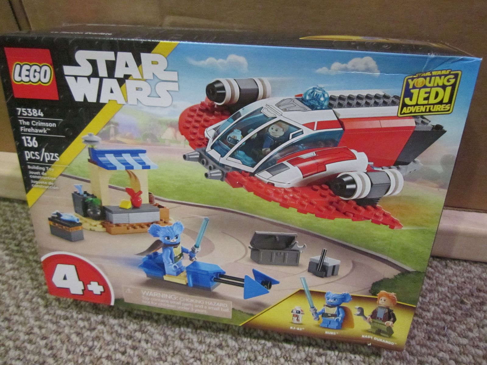 Damaged box, Lego 75384 Star Wars Crimson Firehawk Sealed