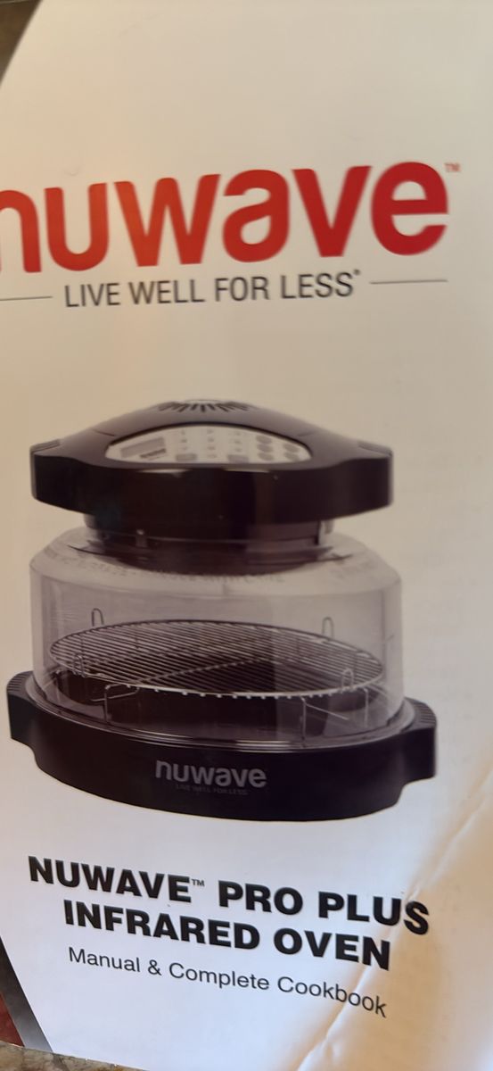 NuWave Pro Plus Infrared Oven Model 20603 w/ Manual, Cook Book, & Accessories