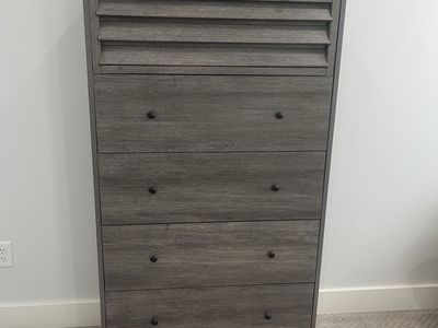 New Rustic Grey Chest of Drawers