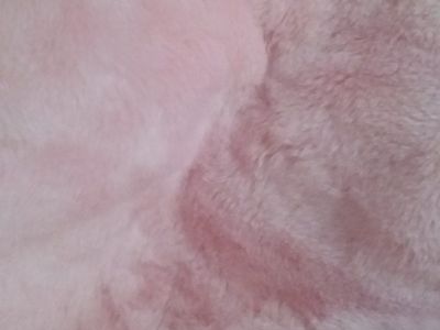 SHORT PILE PINK FUR...20 IN. X 60 IN.