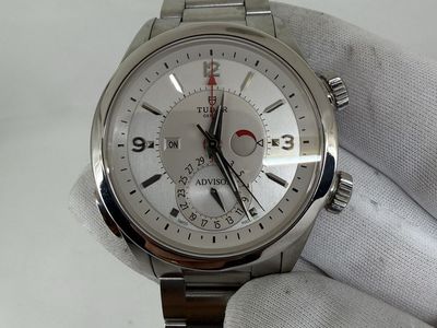 Tudor Heritage Advisor 42mm Silver Dial Titanium/Steel 79620T