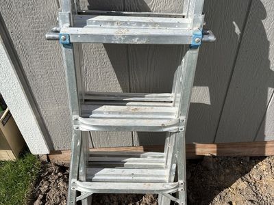 @+ Werner Adjustable Multi-Position Ladder #300 plus Load Capacity