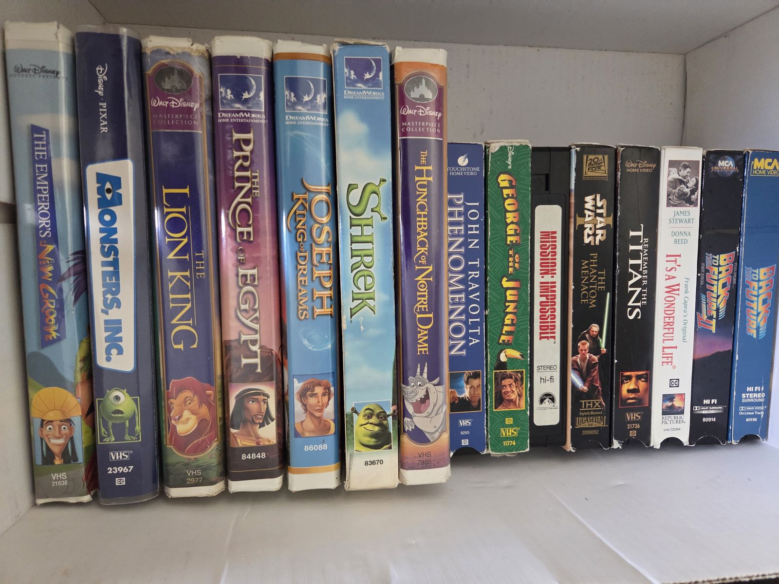 VHS tapes