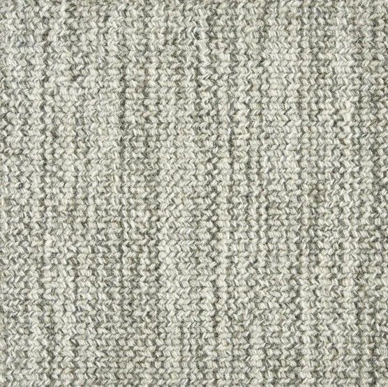 Gray and white Patterned Carpet - 7'1" x 14'9"