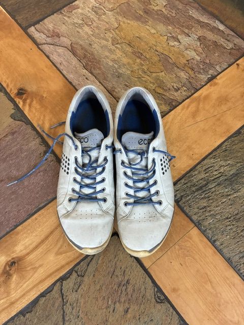 Ecco Men's Biom Yak Leather Golf Shoes, Size 44 or US 10.5