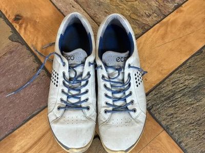 Ecco Men's Biom Yak Leather Golf Shoes, Size 44 or US 10.5