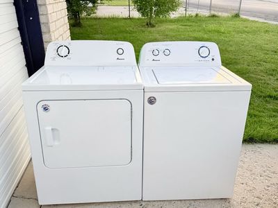 Amana washer and electric dryer set