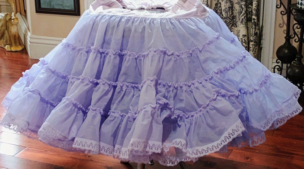 Vintage Lavender Petticoat