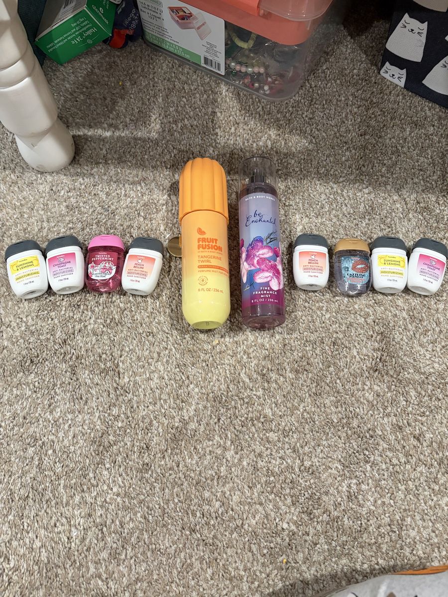 Bath & Body Works Lot: Fragrance Mists and PocketBac Hand Sanitizers