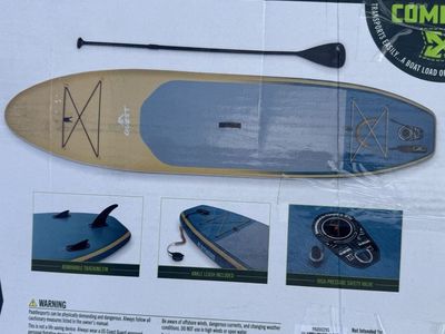 Quest Flathead Inflatable Stand-Up Paddle Board SUP 10'10" x 33" with Accessories