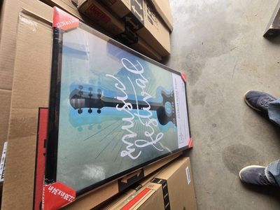 9 pallets of poster frames